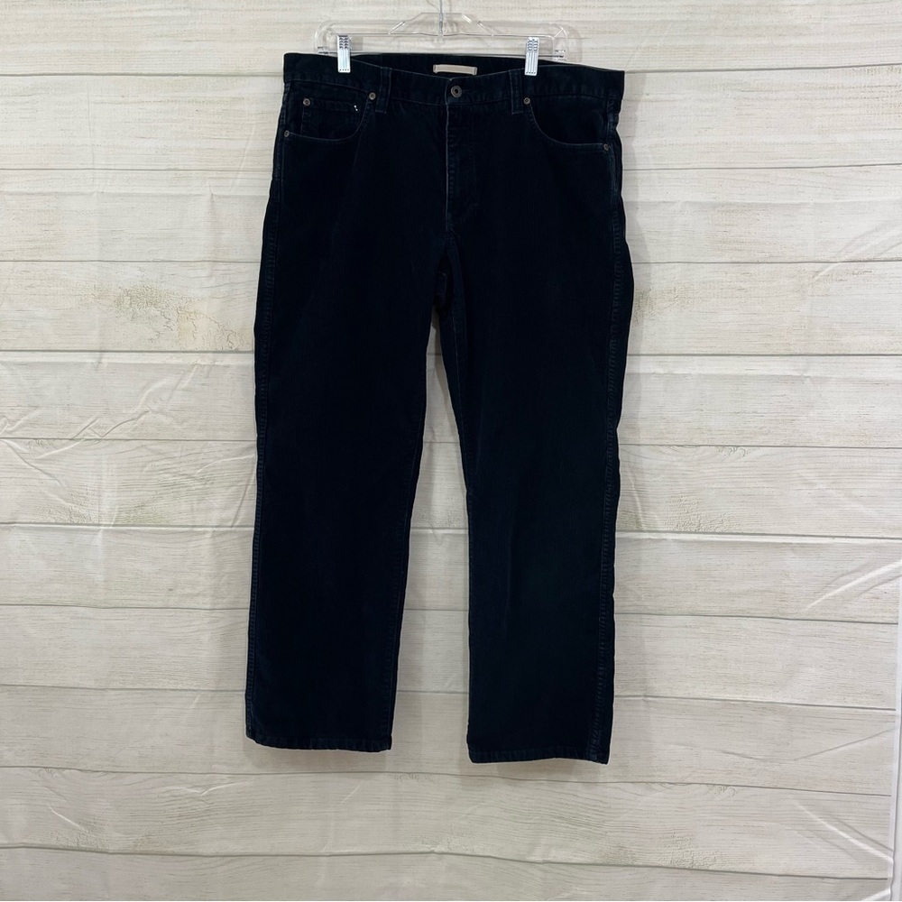 L.L.Bean Navy Straight Leg Corduroy Pants